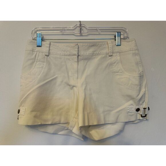 Vintage Cache White Preppy Shorts Size 6 - Picture 5 of 6